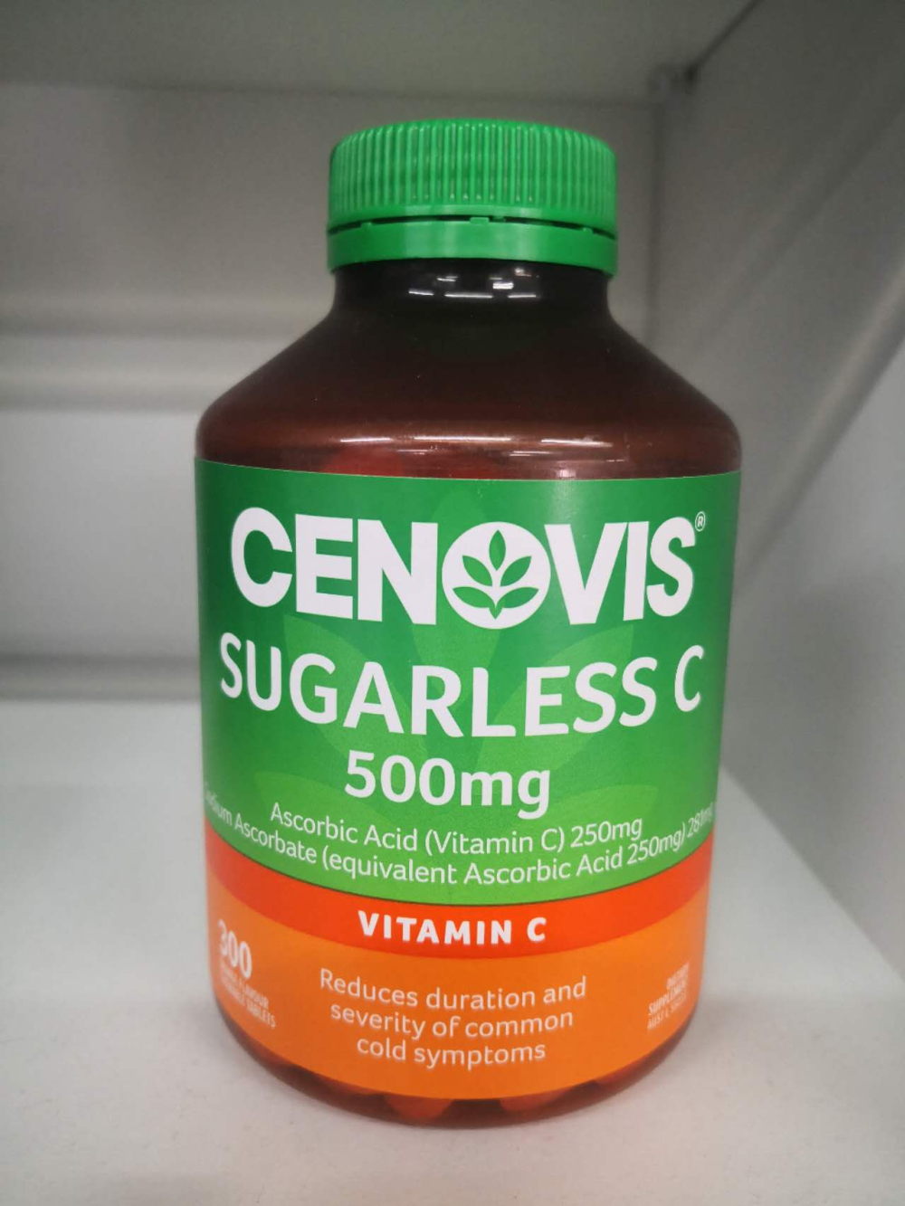 Cenovis 低糖配方维生素C含片 VC咀嚼片 500mg 300粒